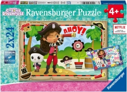 Puslespil 2×24 GABIN KATTEHUS – RAVENSBURGER