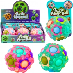 Magisk kuglepuzzle, der lyser i mørke