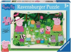 Puzzle 35 brikker Peppa Pig