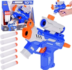 Pistol med mål til bløde skumpatroner