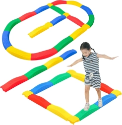 Sensorisk balancebane 16 plader med skridsikre puder