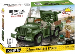Klodsemodel 37 mm GMC M6 Fargo