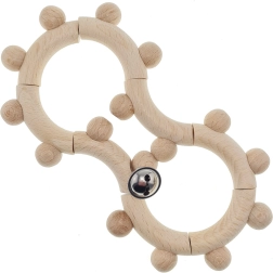 Trærangle med klokke