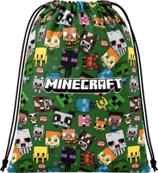 Minecraft børne-rygsækpose med Creeper-motiv