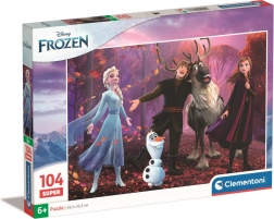 Puslespil 104 brikker DISNEY FROZEN fra Clementoni