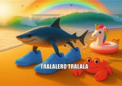 Puzzle BrainRots: Tralalero Tralala 200 brikker
