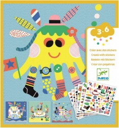 Djeco klistermærkesæt Underskabelser