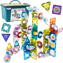 Magnetiske byggesæt 3D – kuglebane 126 dele fra WOOPIE