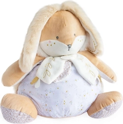 Doudou hvid kanin med opbevaringsplads til pyjamas 38 cm