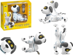 Interaktiv robotdansende hund med musik og fjernbetjening