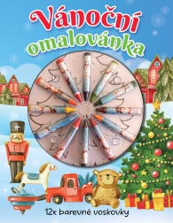 Julemalebøger med voksfarver