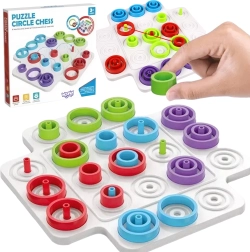 Woopie Logisk spil for børn Kasser og krydser 36 dele