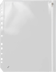 Lynlåslomme A4 med euroophæng, gennemsigtig