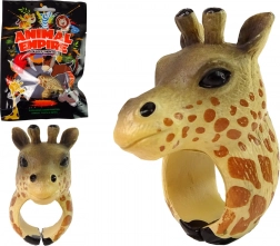 Børnering med girafhoved