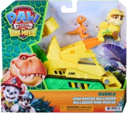 Paw Patrol: Dino Rescue Rubble's bulldozer med figurer