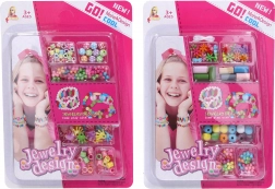 Perlesæt til fremstilling af smykker for børn