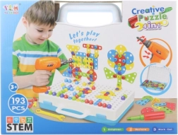 Skruemonteringssæt med boremaskine – 193 dele