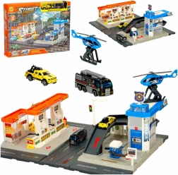 Legetøj til børn - Station og politiparkerings sæt
