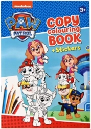 Malerbog og klistermærker PAW PATROL – format A4