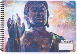 Skitseblok A4 40 ark 190 g Buddha