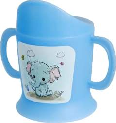 Babykop med tud 150 ml SOL, plast, mix farver