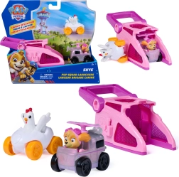 Paw Patrol Pup Squad-affyrer Skye med køretøjer og Chickaletta