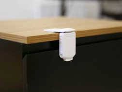 Hvidt sikkerhedslås til skabe og skuffer