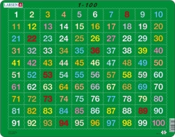 Larsen undervisningspuslespil Tælling op til 100
