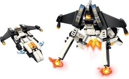 Nathængende krigsfly Mark 2-i-1 - Qman Guardian of Star's Core