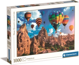 Puslespil 1000 brikker – balloner over Kappadokien CLEMENTONI