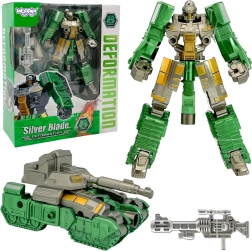 Woopie Transformerende Robot Silver Blade 2-i-1 Tank