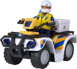 Smoby Brandmand Sam-politifirhjuling med Malcolm-figur