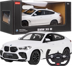 Rastar BMW X6 M 1:14 RC bil med fjernbetjening 2,4 GHz – Hvid