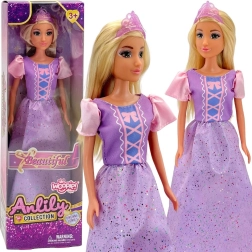 Woopie dukke Lily – smuk prinsesse med krone