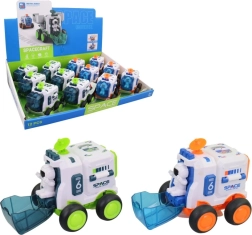 Rum-bil med åbne døre og friktionsmotor