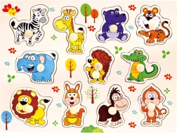 Bino træpuslespil safari 11 brikker