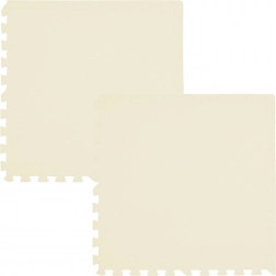 Skummåtte HUMBI 120 × 60 cm, store vandtætte puslespil, cremefarvet, 2 stk.