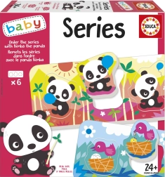 Educa Baby puttekasse Panda Bimba og venner, 6 puslespil med 3 brikker