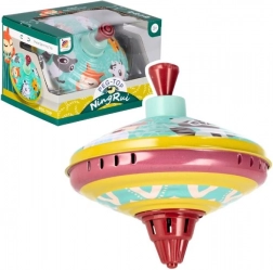 Metal snurretop med pumpe