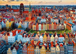 TREFL puslespil Premium Plus Photo Odyssey – udsigt over Gdańsk, Polen, 1000 brikker