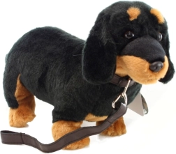 Plysgravhund med snor 36 cm