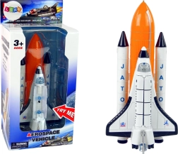 Kosmisk raket og metalrumfærge med lys- og lydeffekter AEROSPACE