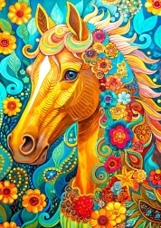 Puslespil Blomstrende løvemanke 1000 brikker