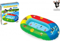 Oppustelig børnebåd med Muldvarpen