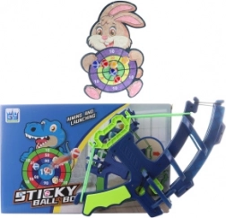 Armbrøst med målskive til børn – kaninmotiv