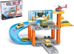 Parkeringsstation med garage og helipad 34,5 × 39,5 × 20 cm