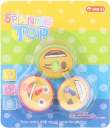 Lysende snurretop med batteri – mix af farver