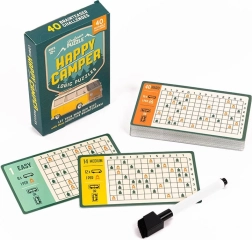 Profesor Puzzle Happy Camper logiske gåder – sæt af genanvendelige kort