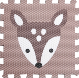 Minideckfloor rådyrkalv – brun med mørkebrun rådyrkalv