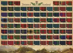 Puslespil skotske tartans 1000 brikker COBBLE HILL